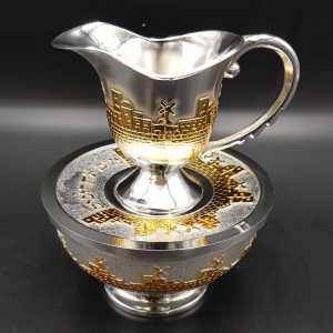 SILVER/GOLD PLATED JERUSALEM MAIM ACHRONIM SET