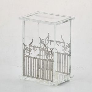 CRYSTAL/SILVER TZDAKA BOX