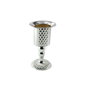 SILVER PLATED DECORETED HAVDALA CANDLESTICK