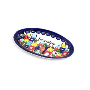 JERUSALEM ARMENIAN OVAL TRAY