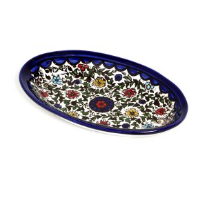 FLOWERS ARMENIAN OVAL TRAY