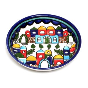 DEEP ARMENIAN JERUSALEM PLATE 12 CM.