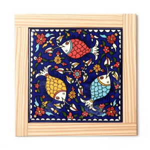 AEMENIAN ROUND 3 FISH SQUARE CUTTING TRAY