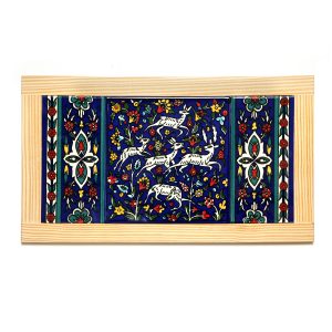 AEMENIAN DEER DOUBLE FRAMED TILE