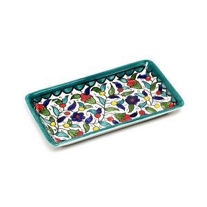 RECTANGLE ARMENIAN FLOWERS TRAY