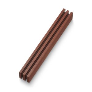 ALUMINUM "RUST" "STRIPES" MEZUZAH 7 CM.