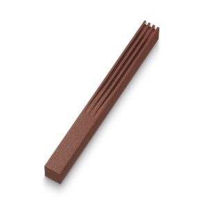 MEZUZAH "GROOVES" "RUST" ALUMINUM 12 CM.