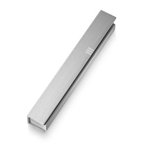 MEZUZAH "ARCHITECTURAL" SILVER ALUMINUM 12 CM.