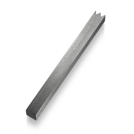 ALUMINUM GREY CROWN MEZUZAH 12 CM.