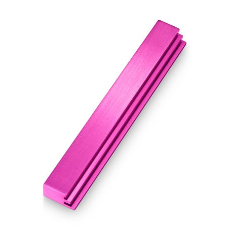 ALUMINUM PINK "SIDE" MEZUZAH 12 CM.