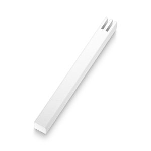 ALUMINUM WHITE "STEEPLE" MEZUZAH 10 CM.