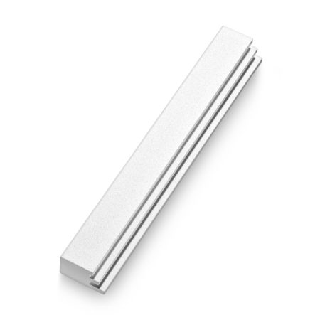 ALUMINUM WHITE "SIDE" MEZUZAH 15 CM.