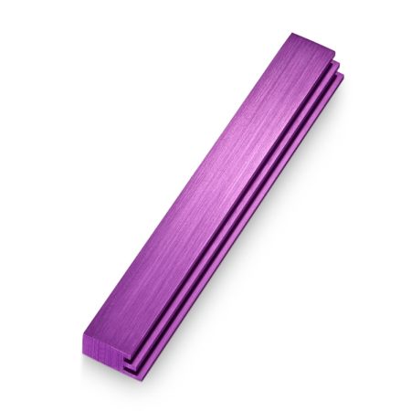 ALUMINUM PURPLE "SIDE" MEZUZAH 15 CM.