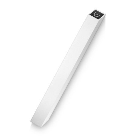 ALUMINUM WHITE/GREY "ANGLE" MEZUZAH 7 CM.