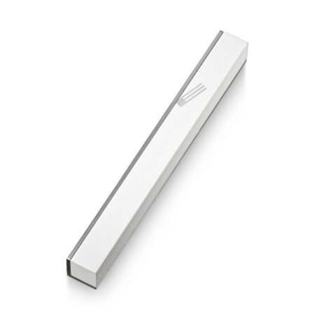 ALUMINUM WHITE "SIDE COVER" MEZUZAH 7 CM.