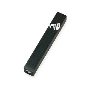 ALUMINIUM BLACK "SHADAI" MINI MEZUZAH 7 CM.