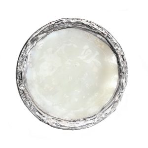 GLASS S KIDUSH CUP SAUCER