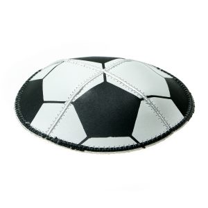 LEATHER SOCCER KIPPAH