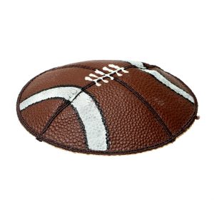 LEATHER FOOTBALL KIPPAH