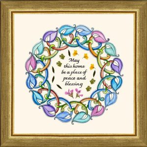 "BLESSING FOR THE HOME" ENGLISH SMALL PICTURE