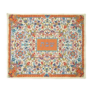 FLOWERS FULL EMBROIDERY CHALLA COVER