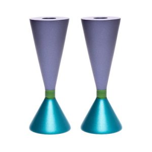 DOUBLE SIDED TURQUOISE AND PURPLE CANDLESTICKS ANODIZE2 17