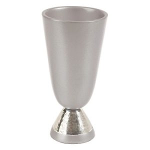 ALUMINIUM/HAMMERWORK KIDDUSH CUP