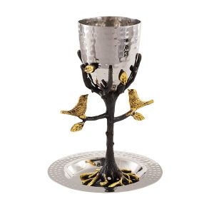 HAND MADE BRASS KIDUSH CUP