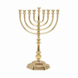 BRASS MENORAH 47 CM.