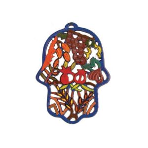 LASER CUT HAND PAINTED 7 SPECIES HAMSA