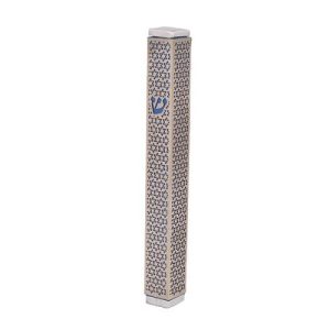 FULL MAGEN DAVID SHIN CUTOUT 12 CM. MEZUZAH