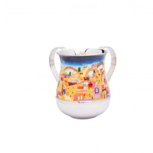 METAL/JERUSALEM COLORFUL DESIGN NETILAT YADYIM CUP
