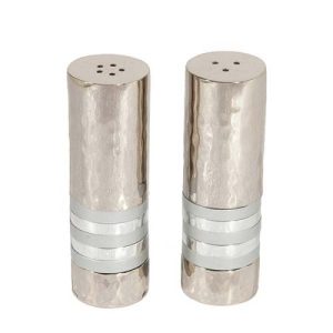 HAMMER WORK RINGS SALT/PEPPER SHAKERS