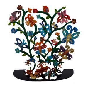 LASER CUT HAND PAINTED BUTTERFLIES LARGE STAND