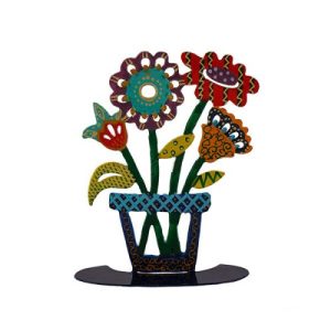 LASER CUT HAND PAINTED MEDIUM STAND FLOWERS