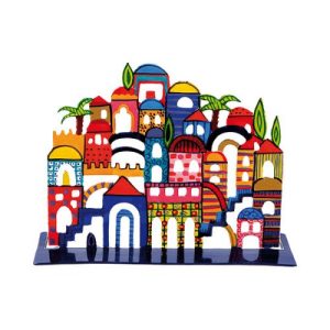 LASER CUT HAND PAINTED JERUSALEM STAND
