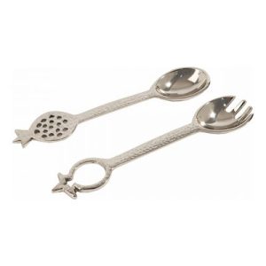 HAMMER WORK POMEGRANATES SALAD SPOON SET