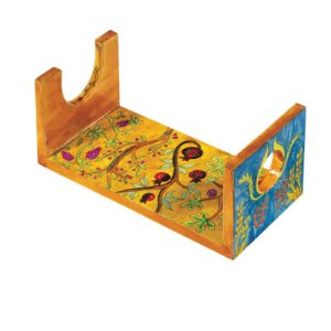 7 SPESIES HAND PAINTED LARGE SHOFAR STAND