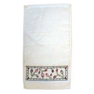 POMEGRANATES EMBROIDERY TOWEL