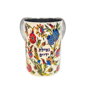ARMENIAN POMEGRANATES PAINTING STRAIGHT NETILAT YADYIM CUP