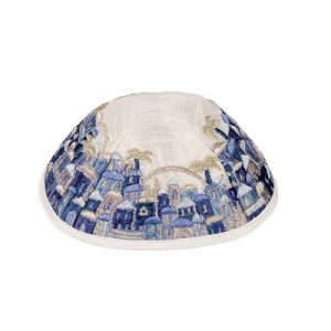 JERUSALEM FULL EMBROIDERED KIPPAH