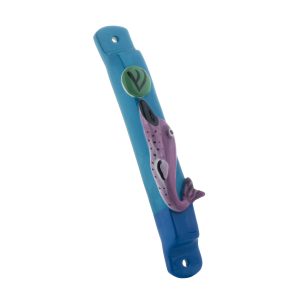 CERAMIC HAND MADE DOLPHIN MEZUZAH 10 CM.