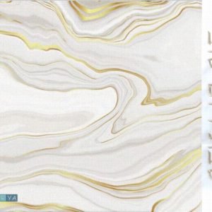 DIGITAL PRINTING/EMBROIDERY WHITE/GOL ABSTRACT CHALLA COVER