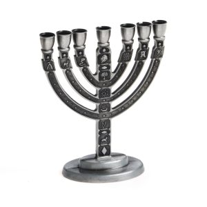 MENORAH TRIBES ROUND 10 CM.