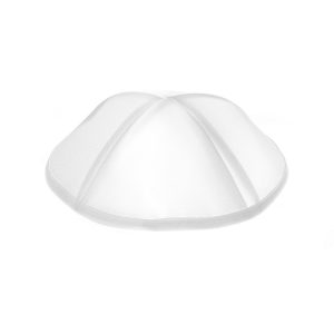 RAYON WHITE W/WHITE BAND KIPPAH