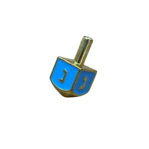 GOLD COLOR/TURQUOISE ENAMEL DREDEIL