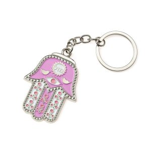 HAMSA PINK KEY CHAIN