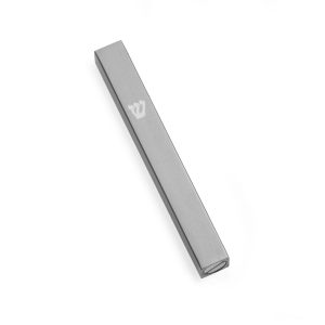 MEZUZAH GREY ALUMINIUM SILVER SHIN 10 CM.