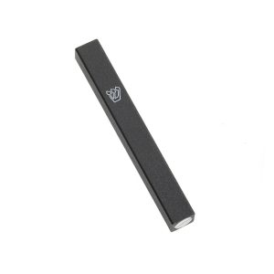 MEZUZAH DARK GREY ALUMINIUM WHITE SHIN 10 CM.