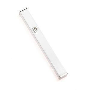 MEZUZAH WHITE ALUMINIUM NICKEL SHIN 12 CM.